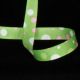 Dot Grosgrain 2 Sided Green/White/Pink 3/8