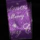 Purple/Silver 2.5 inch 20 yards Wired My Christmas Ribbon