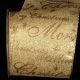 Gold 4 inch 20 yards Wired My Christmas Ribbon