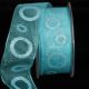 Lt Blue 1.5 inch 27 yards Wired Power Loops Ribbon