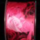 Pink 2.5 inch 27 yards Rose Day Wired Ribbon