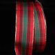 Gold Wired French Plaid 1.5 inch 27 yards Red/Black/Green