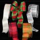 Wired French Check Ribbon