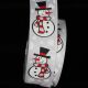 Wired Snowman 1.5  inch 27 yards White
