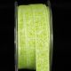 Green 5/8 inch 27 yards Inga's Print Grosgrain Ribbon