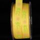 Yellow 5/8 inch 27 yards Inga's Frog Grosgrain Ribbon