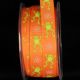 Orange 5/8 inch 27 yards Inga's Frog Grosgrain Ribbon