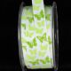 White 5/8 inch 27 yards Inga's B-fly Grosgrain Ribbon