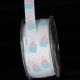 White 5/8 inch 27 yards Inga's Cake Grosgrain Ribbon