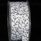 Black/White 5/8 inch 27 yards Inga's Grass Grosgrain Ribbon