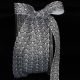 Black/White 5/8 inch 27 yrds Inga's Scales Grosgrain Ribbon
