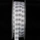 Black/White 3/8 in 27 yrds Inga's Buttercup Grosgrain Ribbon