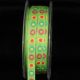 Green 3/8 inch 27 yards Inga's Target Grosgrain Ribbon