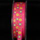 Red 3/8 inch 27 yards Inga's Target Grosgrain Ribbon