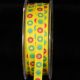 Yellow 3/8 inch 27 yards Inga's Target Grosgrain Ribbon