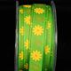 Inga Flower Grosgrain 5/8 inch 27 yards Green/Yellow