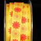 Inga Flower Grosgrain 5/8 inch 27 yards Yellow/Orange