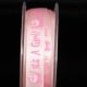 Inga Satin It's a Girl 5/8 inch 27 yards Pink 