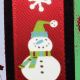 Inga's Snowman Ribbon 5/8 inch 27 yards Red