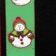 Inga's Snowman Ribbon 5/8 inch 27 yards Green
