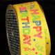Wired Happy B-Day 1.5 inch 27 yards Yellow