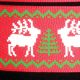 Wired Sweden Elk Ribbon 1.5 inch 27 yards Red/Green