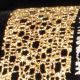 Glitterweb Ribbon 1.5 inch 27 yards Gold