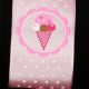 Wired Ice Cream Ribbon 1.5 inch 22 yards Pink