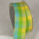 Wired Pastel Check Ribbon Yellow/Green