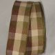 Wired Pastel Check Ribbon Brown/Beige