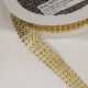Cut Edge Faux Rhinestone Gold 3/4 inch