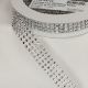 Cut Edge Faux Rhinestone Silver 3/4 inch