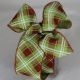Wired Diagonal Plaid 2.5 inch by 20 yards Green