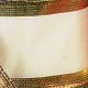 Wired Grosgrain W. Gold Edge 2.5 Inch 27 Yards   Cream