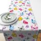 Butterfly Collection White Cotton Table Runner
