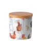Chicken Farm Design Storage Jar sml
