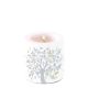 Communion Symbols Silver Candle Small