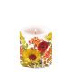 Sunny Flowers Cream Candle Small
