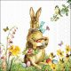 Vintage Easter Bunny Napkin Lunch