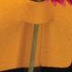 Felt with Glass Flower Vase 4 Units Per Pack   Yellow