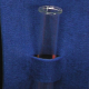 Felt with Glass Flower Vase 4 Units Per Pack   Blue