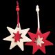 Inside out 7 Pointed Star Felt Ornament