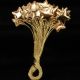 24 Pack  Wire Tie Star End 12 Inch Long  Gold