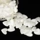 Small Satin Hearts 200 Pieces 1 inch White