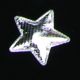Medium Metallic Stars  Silver