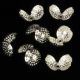Round Large Cording Caps Silver