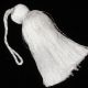 Tassels White Silver  