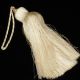 6 inch Tassels Cream Gold Nora