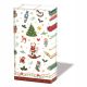Ornaments All Over Red Handkerchief