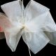 Cream Bows with Wire Box of 48
